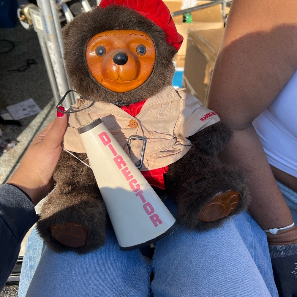 Vintage Director Bear Plush with Megaphone